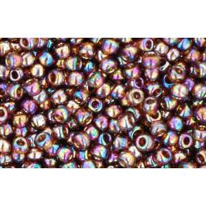 cc177 - Toho beads 11/0 transparent rainbow smoky topaz (10g)