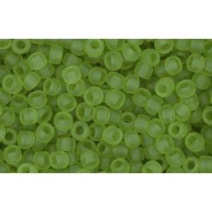 cc7f - Toho beads 11/0 transparent frosted peridot (10g)