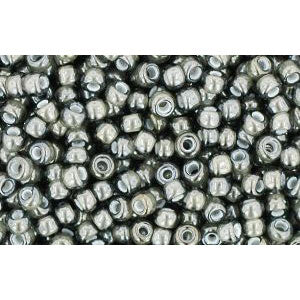 cc371 - Toho beads 11/0 black diamond/white lined (10g)