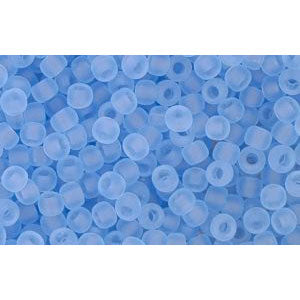 cc13f - Toho beads 11/0 transparent frosted light sapphire (10g)