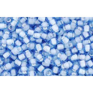 cc933 - Toho beads 11/0 light sapphire/ white (10g)