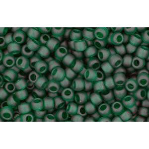 cc939f - Toho beads 11/0 transparent frosted green emerald (10g)