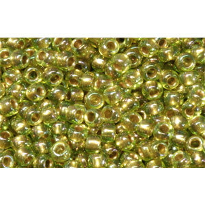 Buy cc996 - Toho beads 11/0 gold lined rainbow peridot (10g)