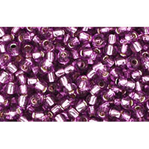 cc2219 - Toho beads 11/0 silver lined light grape (10g)