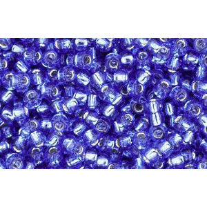 cc35 - Toho beads 11/0 silver lined sapphire (10g)