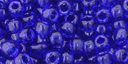 cc8 - Toho beads 6/0 transparent cobalt (10g)