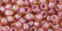 Buy cc960 - Toho beads 6/0 light topaz/ pink lined (10g)