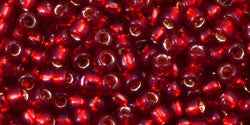 Buy cc25c - Toho beads 8/0 silver-lined ruby (10g)