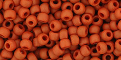 cc46lf - Toho beads 8/0 opaque frosted terra cotta (10g)