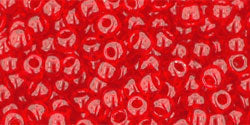 cc5b - Toho beads 8/0 transparent siam ruby (10g)