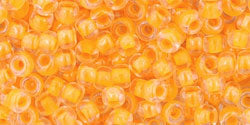 cc801 - Toho beads 8/0 luminous neon tangerine (10g)