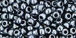 cc81 - Toho beads 8/0 metallic hematite (10g)