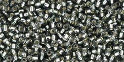 Buy cc29b - Toho beads 15/0 silver lined grey(5g)