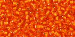 cc30b - Toho beads 15/0 silver lined hyacinth orange (5g)