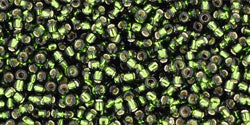 cc37 - Toho beads 15/0 silver-lined olivine (5g)