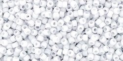 Buy cc767 - Toho beads 15/0 opaque-pastel-frosted light gray (5g)