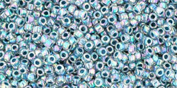 Buy cc773 - Toho beads 15/0 rainbow crystal/montana blue lined (5g)