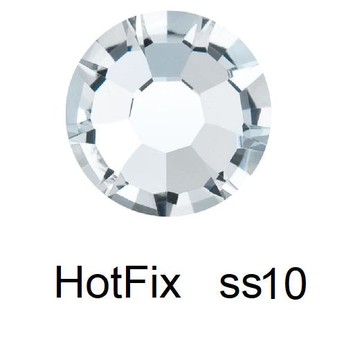 Buy Flatback Hotfix Preciosa Crystal 00030 - ss10-2.70mm (80)