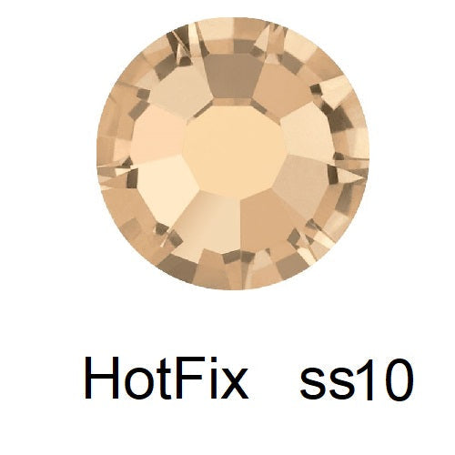 Flatback Hotfix Preciosa Crystal Honey - ss10-2.70mm (80)