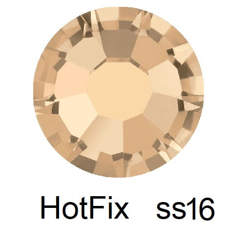 Flatback Hotfix Preciosa Crystal Honey - ss16-3.8mm (60)