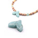 Whale Tail Pendant Carved Amazonite 15x13mm, Hole: 1mm (1)