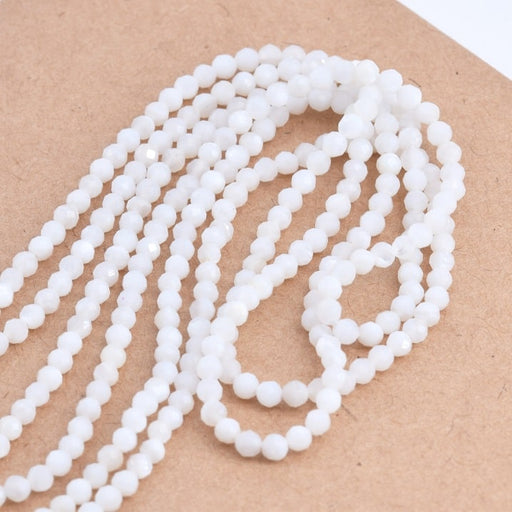 Buy Round beads Faceted Moonstone Beads 2.5-3mm - Hole: 0.5mm (38cm )