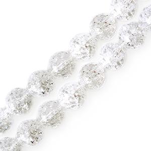 Crackled crystal quartz round beads 6mm strand (1)