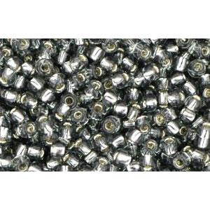 cc29b - Toho beads 11/0 silver lined grey (10g)