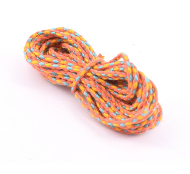 Cord Cotton Braided Orange - 2mm (3m)