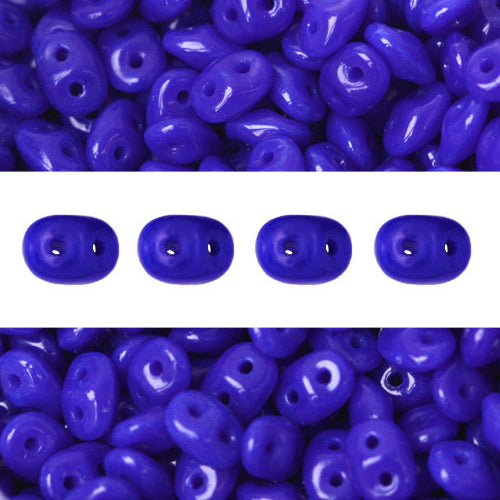 Super Duo beads 2.5x5mm Opaque Blue (10g)