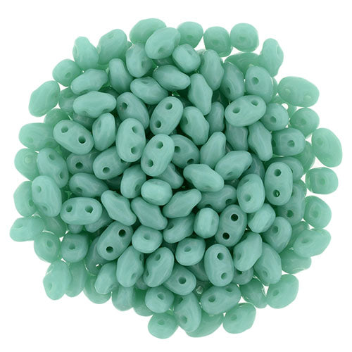 MiniDuo beads 2.5x4mm opaque TURQUOISE (10g)