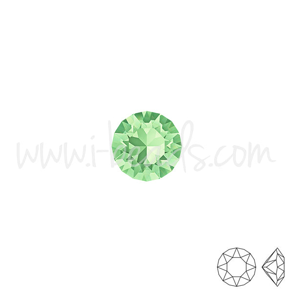 Swarovski 1088 xirius chaton chrysolite 4mm-pp31-SS19 (10)