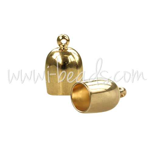 Buy Bullet End Cap Gold Plated 4mm (2)