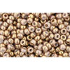 cc1700 - Toho beads 11/0 gilded marble white (10g)