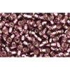 cc26b - Toho beads 11/0 silver lined medium amethyst (10g)