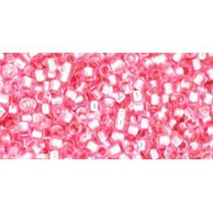 cc38 - Toho Treasure beads 11/0 silver lined pink (5g)