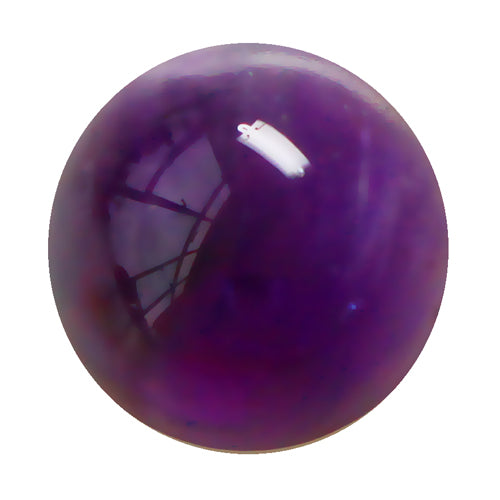 Round cabochon amethyst 20mm (1)