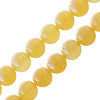 Yellow jade round beads 10mm strand (1)