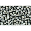 cc371 - Toho beads 11/0 black diamond/white lined (10g)