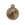 Beads wholesaler Charm pendant frame for Swarovski 1122 Rivoli 12mm brass (1)