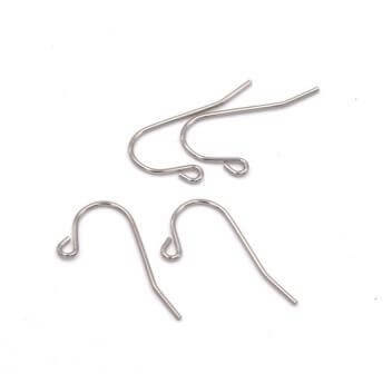 Earring Hooks Steel 21x11mm (4)
