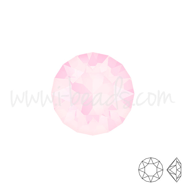 Swarovski 1088 xirius chaton crystal powder rose 6mm-ss29 (6)