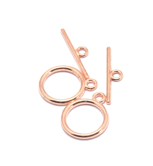 Buy Rose Gold Filled - 9mm Round Toggle Clasp (1)