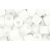 cc41 - Toho cube beads 4mm opaque white (10g)