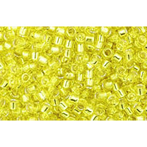 cc32 - Toho Treasure beads 11/0 silver lined lemon (5g)