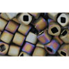 cc614 - Toho cube beads 4mm matt colour iris brown (10g)