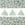 Beads wholesaler KHEOPS par PUCA 6mm opaque light green ceramic look (10g)