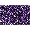 cc2224 - Toho beads 15/0 silver lined purple (5g)