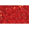 cc25c - Toho triangle beads 2.2mm silver-lined ruby (10g)