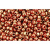 cc1708 - Toho beads 11/0 gilded marble red (10g)